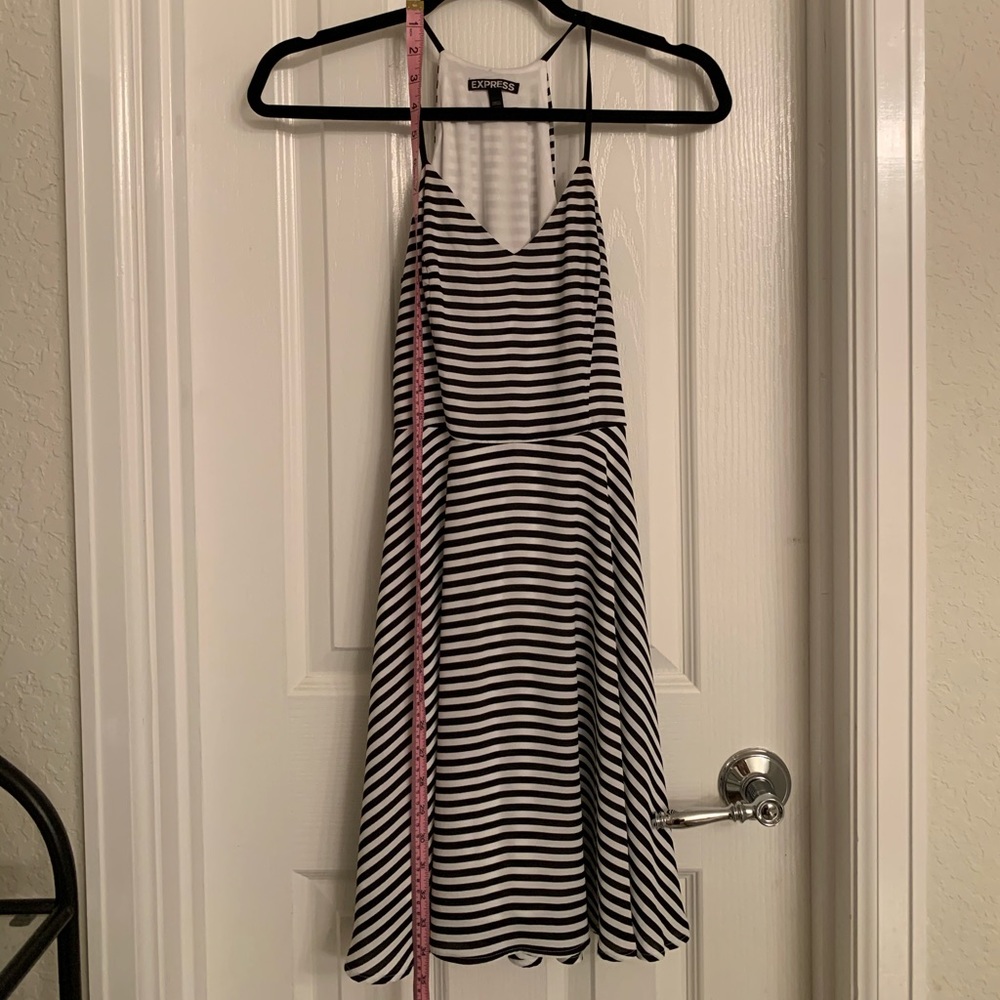 Black & White Striped Dress